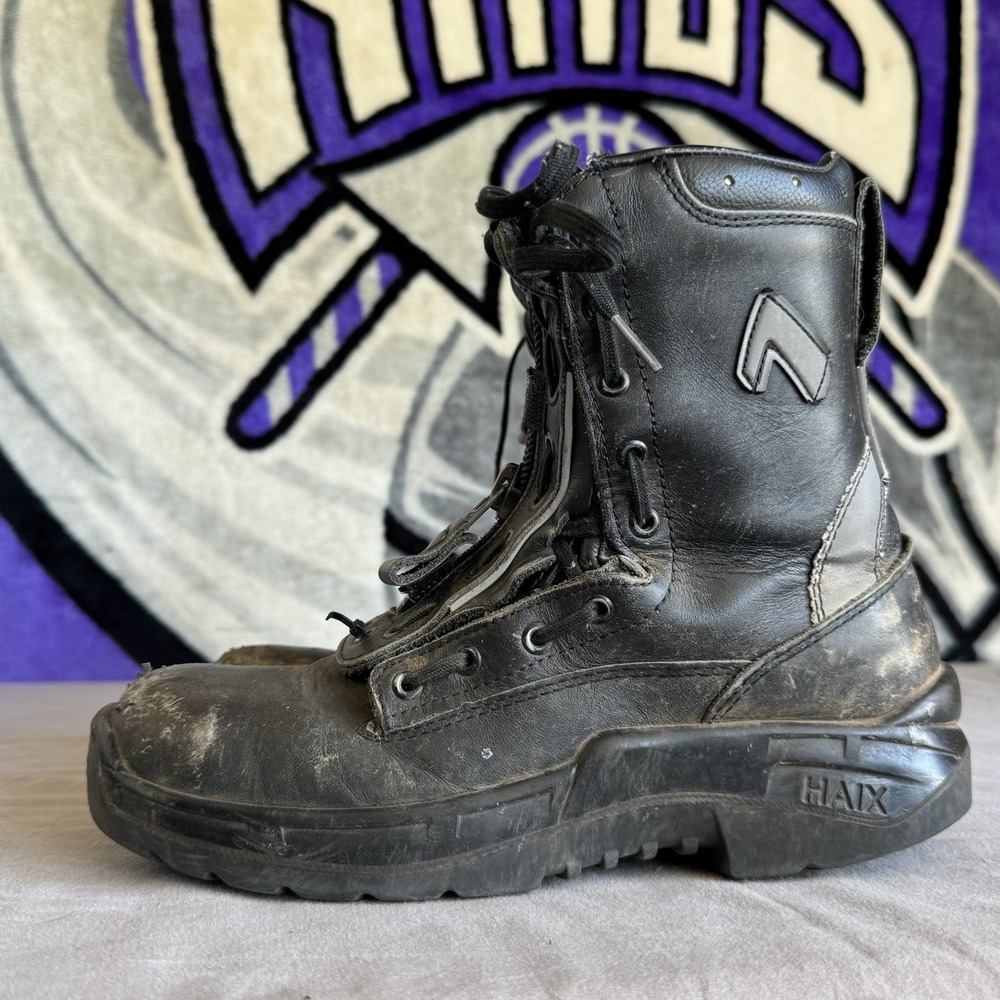 Size 9 - HAIX Airpower R2 Men's Tactical Boots Black Safety Station Duty 605109